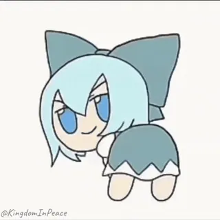 🍒 @KingdomInPeace anime, cute, chibi, character, fanart telegram sticker