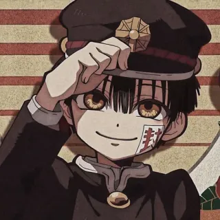 🏮 Hanako Toilet-Bound Hanako-kun anime, Hanako, Hanako-kun del baño, lindo, manga, uniforme escolar telegram sticker