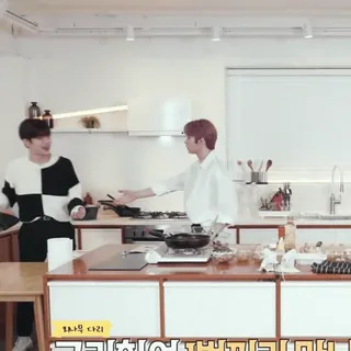 🥢 호사옥 다리 keuken, koken, Koreaans, mannen, eten whatsapp sticker