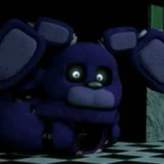 ⛓ Bonnie Five Nights at Freddy's Bonnie, Five Nights at Freddy's, Animatronique, Lapin, Jeu d'horreur whatsapp sticker