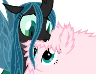 😻 Queen Chrysalis My Little Pony poczwarka, kucyk, kreskówka, przyjazny telegram sticker