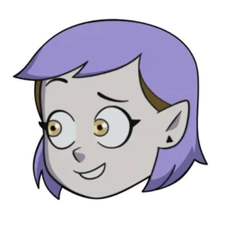 😏 Amity Blight The Owl House cartoon, animated, the owl house, disney, character, amity blight telegram sticker