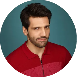 😏 hombre, retrato, actor, celebridad telegram sticker