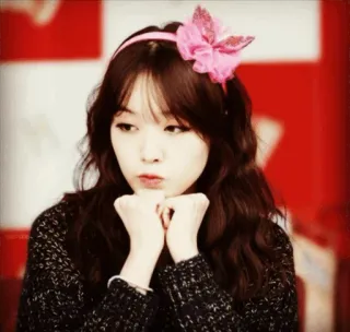 🌸 mujer, persona, mujer, retrato, coreana, asiática telegram sticker