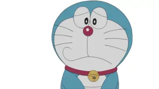 😕 Doraemon doraemon, chat, robot, animé, manga, dessin animé whatsapp sticker