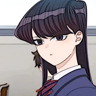 🧬 Komi Shouko Komi Can't Communicate Anime, Komi ne communique pas, Komi Shouko, mignon, école, Manga whatsapp sticker