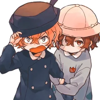😡 Anime, Chibi, Postacie, Słodkie, Ilustracja telegram sticker