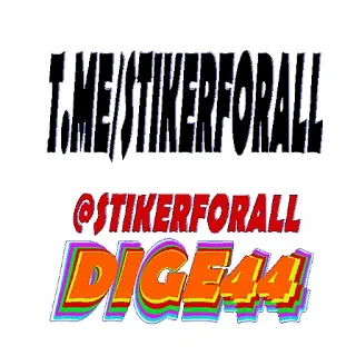 🈯️ T.ME/STIKERFORALL @STIKERFORALL DIGE44 nhãn dán, mạng xã hội, tên người dùng telegram sticker