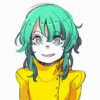 🧪 anime, mangá, desenho animado, mulher, garota, personagem, ilustração, arte digital telegram sticker
