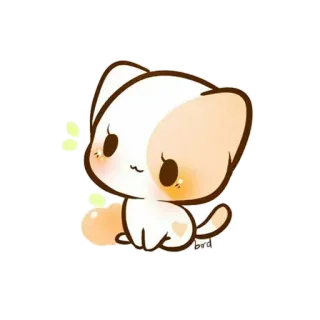 💘 cat, cute, kawaii, cartoon, animal, sticker telegram sticker