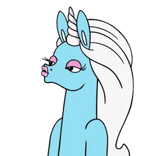 🦄 unicorn, kartun, hewan, imut, fantasi, mitos, stiker telegram sticker
