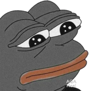 😐 Pepe the Frog Pepe, kikker, meme, internet cultuur telegram sticker