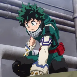 🥦 Izuku Midoriya My Hero Academia anime, My Hero Academia, Izuku Midoriya, Deku, hero, manga telegram sticker