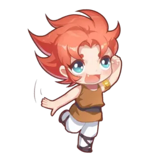 🙋‍♂️ Chibi, Desenho animado, Fofo, Personagem, Anime telegram sticker