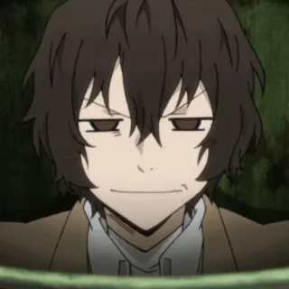🧱 Dazai Osamu Bungou Stray Dogs Anime, Bungou Stray Dogs, Dazai Osamu, Personaggio, altezzoso, divertente telegram sticker