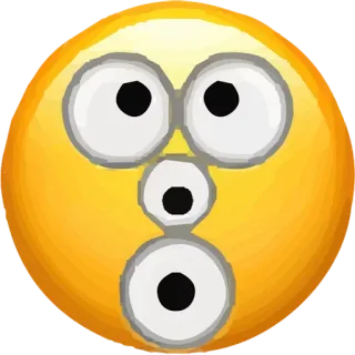 😳 Emoji, Überraschung, Schock whatsapp sticker
