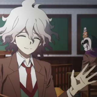 👋 Nagito Komaeda Danganronpa anime, danganronpa, nagito komaeda, hope telegram sticker