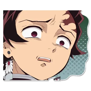🎴 Tanjiro Kamado Demon Slayer Аниме, Манга, Клинок, рассекающий демонов, Тандзиро, Тандзиро Камадо telegram sticker
