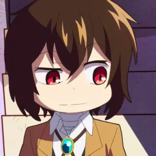 dazai osamu @tesserasera whatsapp stickers