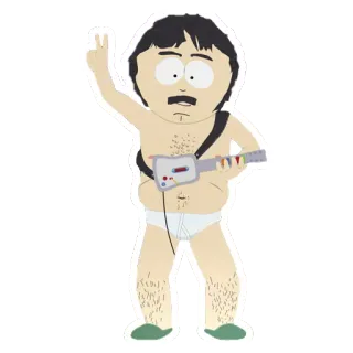 🎸 Randy Marsh South Park randy marsh, south park, cartoon, humor, animation telegram sticker