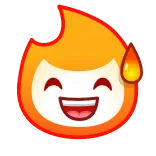 Flame Emoji telegram emojis 😅