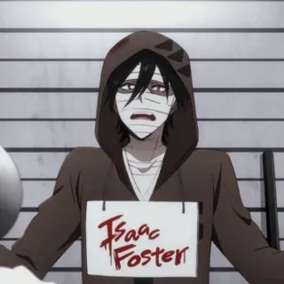 🩸 Isaac Foster Angels of Death anime, Isaac Foster, Angels of Death, character, blood telegram sticker