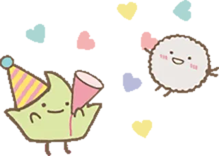 🎆 cartoon, cute, party, celebration, kawaii whatsapp sticker
