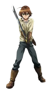 👤 Anime, Zwaard, Fantasy, Krijger, Wapen telegram sticker