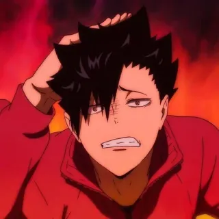 😡 Tetsurō Kuroo Haikyuu!! Anime, Haikyuu, Tetsuro Kuroo, Manga telegram sticker