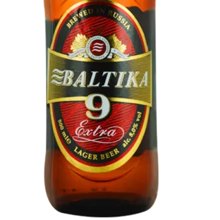 🍺 BREWED IN RUSSIA
BALTIKA
9
Extra
100 mie LAGER BEER alc. 8,0% vol cerveza, alcohol, ruso, lager, Baltika telegram sticker