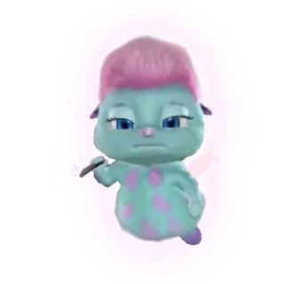 😕 Bibble Bibble, carino, cartone animato, bambola whatsapp sticker