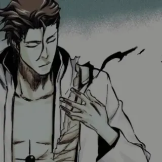 🧬 Sosuke Aizen Bleach Anime, Bleach, Sosuke Aizen, Penjahat, Manga telegram sticker