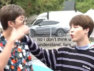 🤷‍♂ no i don't think u understand, fam people, friends, conversation, dialogue telegram sticker