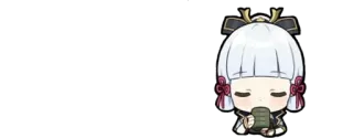 🌟 Kamisato Ayaka Genshin Impact Anime, Chibi, Video game, Fofo, Genshin Impact, Kamisato Ayaka telegram sticker
