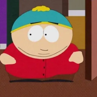 🙂 Eric Cartman South Park 卡通, 南方公园, 埃里克·卡特曼, 角色, 搞笑, 喜剧 telegram sticker
