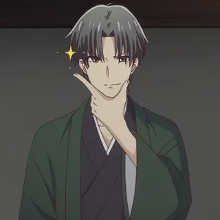 🐺 anime, character, man, animation, cute, japanese telegram sticker