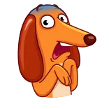 Salchicha Dog | @Premium_Emojis_Telegram telegram emojis 😨
