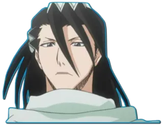 😕 Byakuya Kuchiki Bleach Anime, Bleach, Byakuya Kuchiki, Personagem, Mangá whatsapp sticker