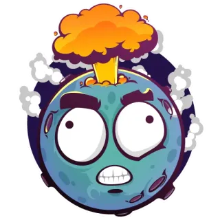 Moony Loony telegram stickers