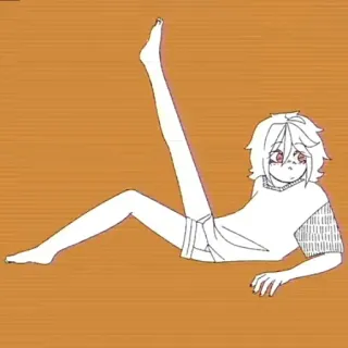 😎 anime, cartoon, character, pose, illustration telegram sticker