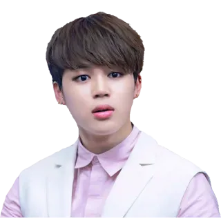 😮 Jimin K-pop, singer, celebrity, Jimin, BTS, Korean, music telegram sticker
