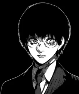 🖤 Arima Kishou Tokyo Ghoul Arima Kishou, Tokyo Ghoul, Anime, Manga, Personaggio telegram sticker
