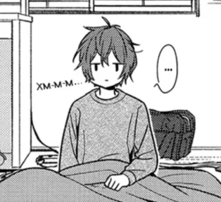 🌟 XM-M-M... Anime, Manga, Personnage, Endormi, Intérieur telegram sticker