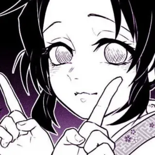 🐚 Anime, Demon Slayer, Personagem, Mangá, Arte, Adesivo telegram sticker