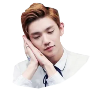 😴 kpop, idol, assonnato, carino telegram sticker