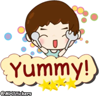 @MHStickers Smiling Boy telegram stickers