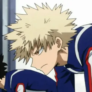 🎭 Bakugo Katsuki My Hero Academia Anime, Manga, Karakter, My Hero Academia, Bakugo Katsuki, Karakter anime telegram sticker