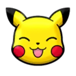 😄 Pikachu Pokemon pokemon, pikachu, cartoon, yellow, cute, animal telegram sticker
