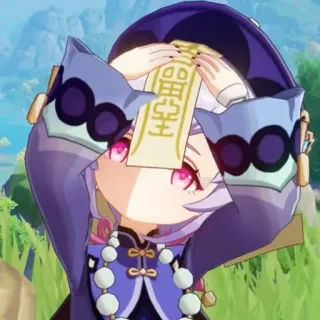 🙄 Qiqi Genshin Impact Anime, Personagem, Video game, Qiqi, Genshin Impact whatsapp sticker