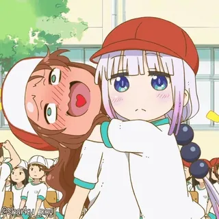 🤗 Kanna Kamui Miss Kobayashi's Dragon Maid telegram sticker